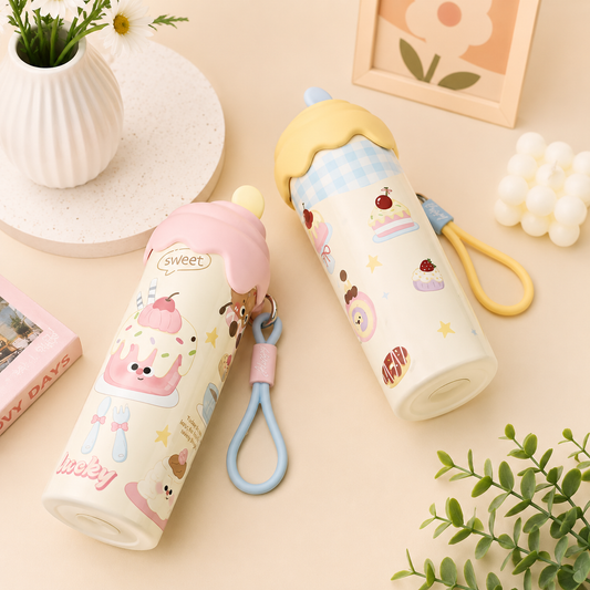 Playbee Sweet Treats Insulated Water Bottle – 600ml Multi Variants