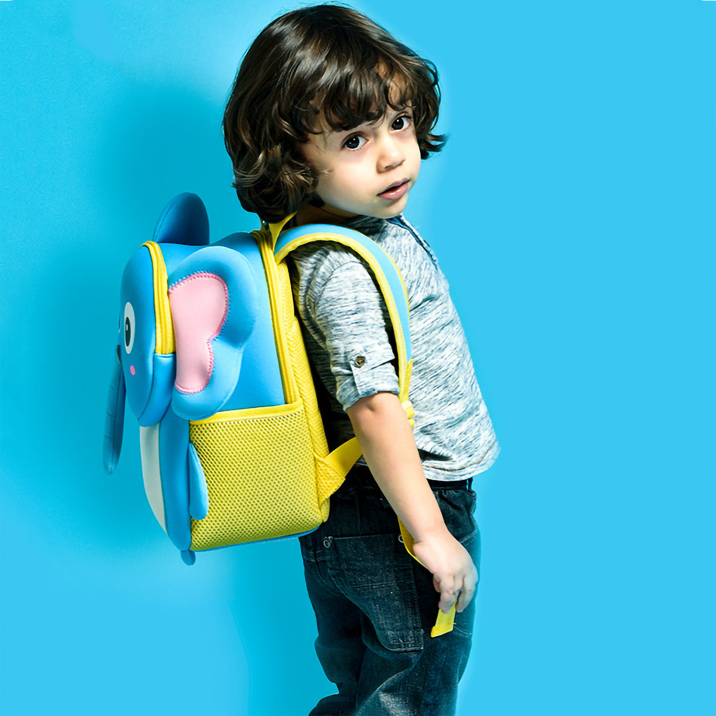 Playbee Cute 3D Zoo Animal Kids School Bag | Toddler Bag
