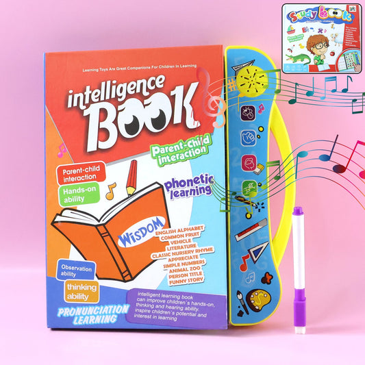 Interactive intelligence learning book with sound & phonics (1 set)