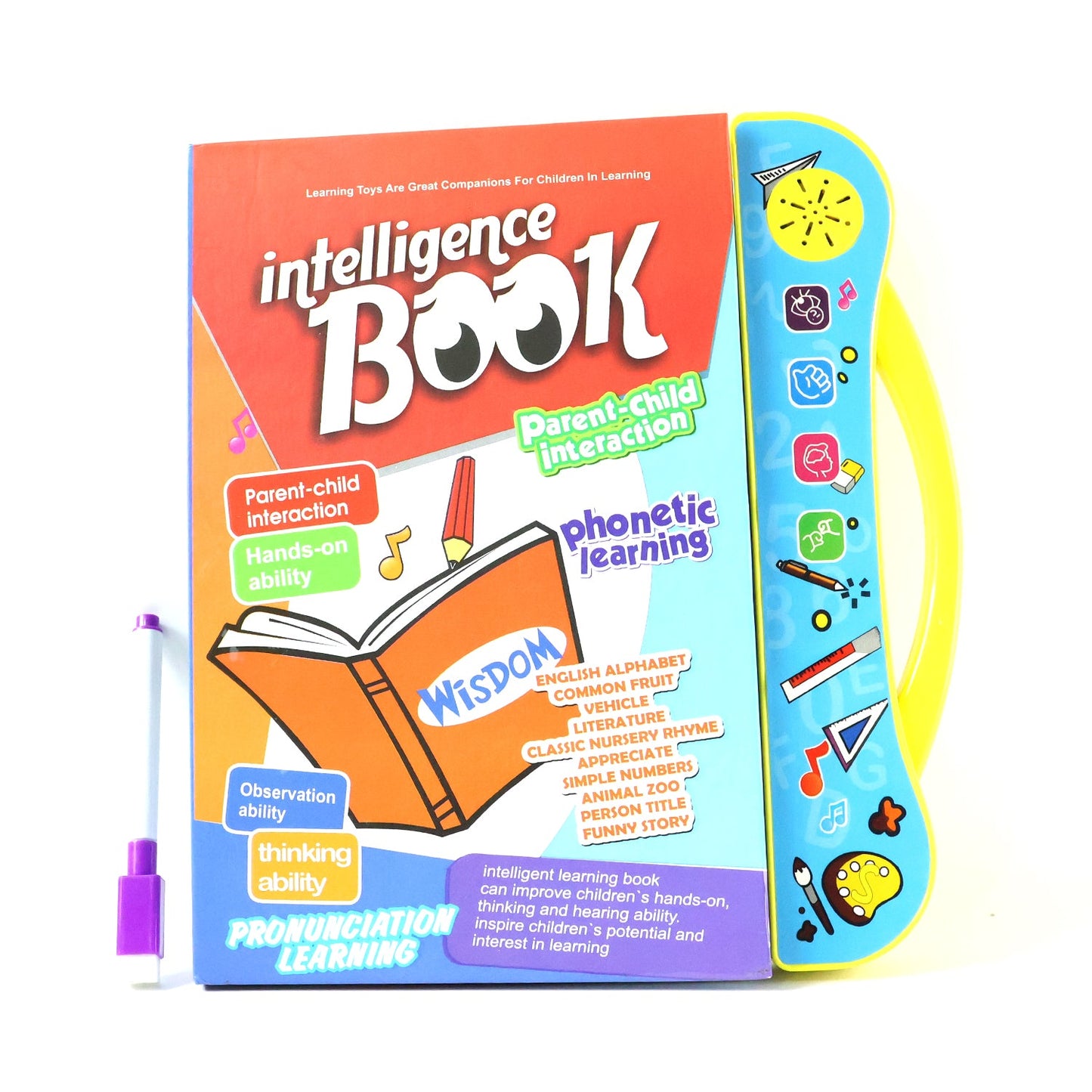Interactive intelligence learning book with sound & phonics (1 set)