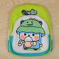 Playbee Cute cartoon printed kids sling backpack lightweight school bag (28x23 cm)