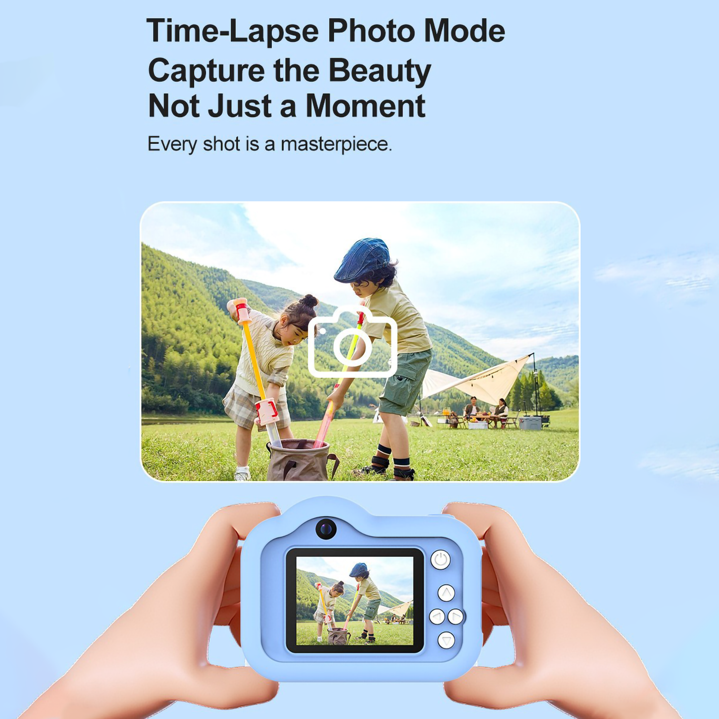 Playbee Tiger HD Rechargeable Digital Camera for Kids