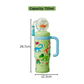 Playful Spray Water Bottle with Dual Lids