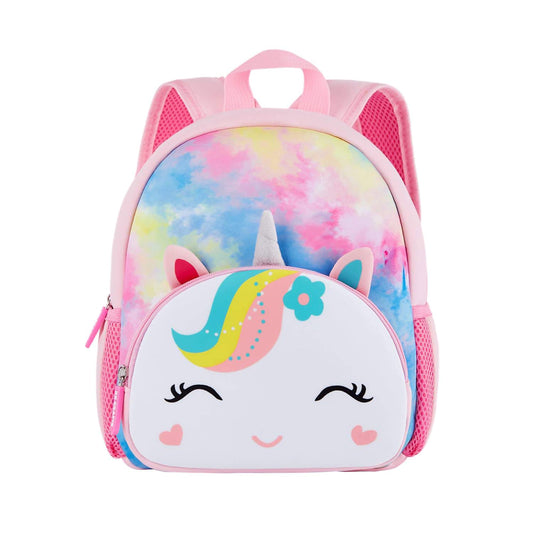 Playbee 3D Magical Unicorn & Mermaid Kids School Bag | Lightweight Toddler Backpack