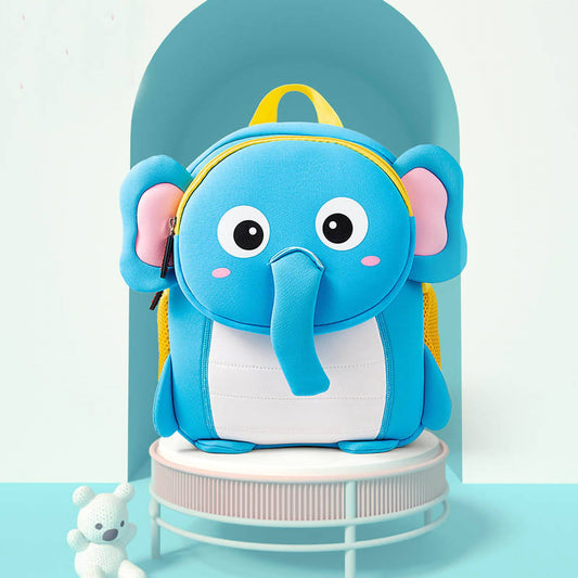 Playbee Cute 3D Zoo Animal Kids School Bag | Toddler Bag