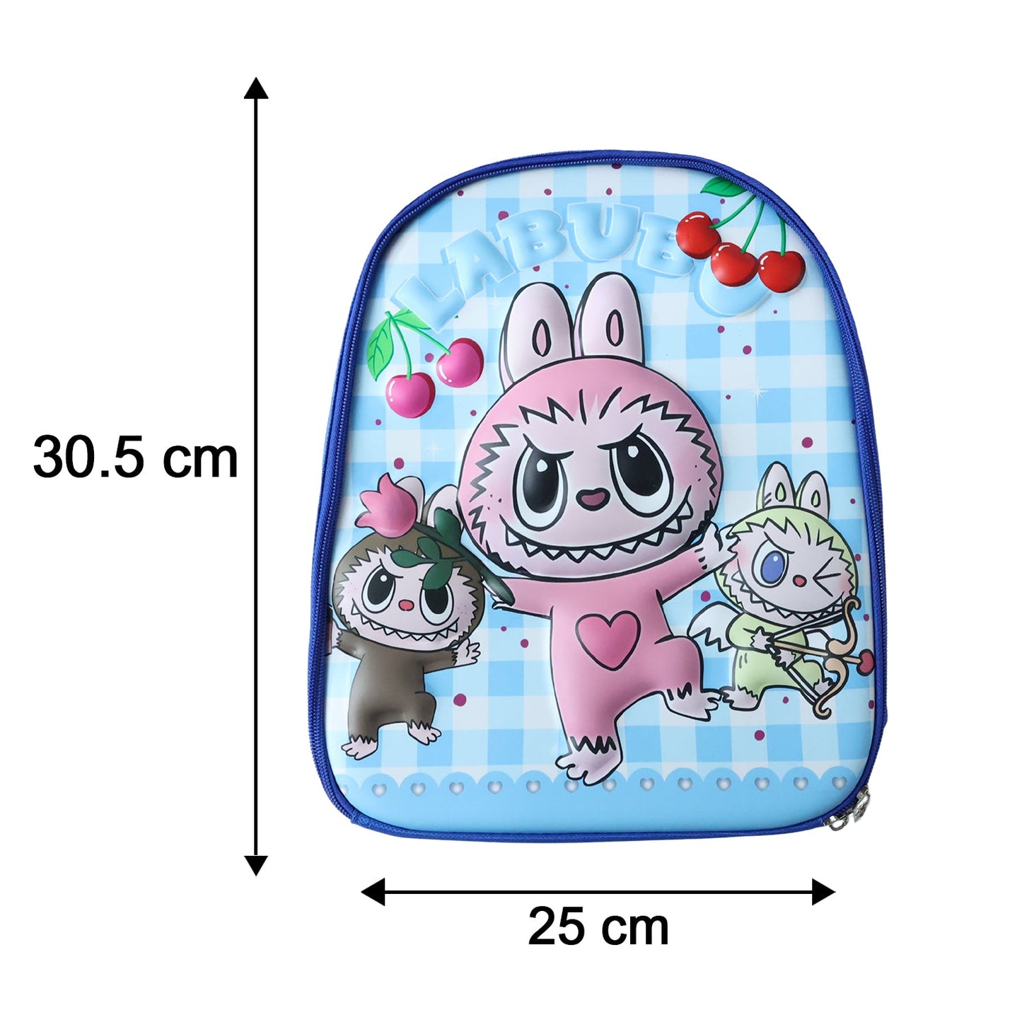 Playbee Cute cartoon printed kids school backpack (1 pc, 12 inch)