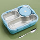 Premium stainless steel compartment lunch box 1 set