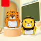Playbee Cute 3D Zoo Animal Kids School Bag | Toddler Bag
