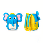 Playbee Cute 3D Zoo Animal Kids School Bag | Toddler Bag