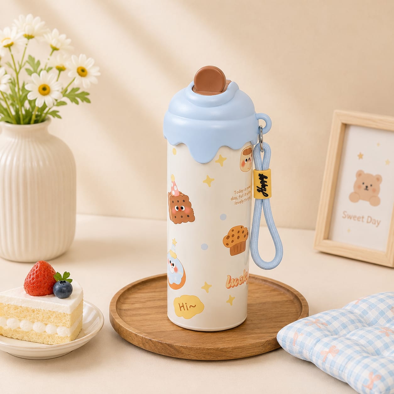 Playbee Sweet Treats Insulated Water Bottle – 600ml Multi Variants